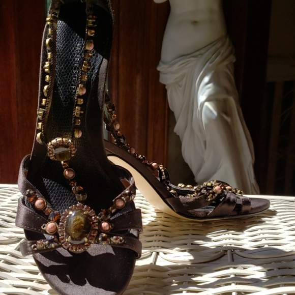 Jeweled Heels size 6 - Picture 8 of 8